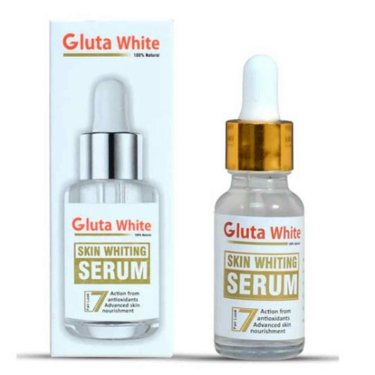 Gluta White Face Glowing Serum | Skin & Glutathione Brightening | 30ml