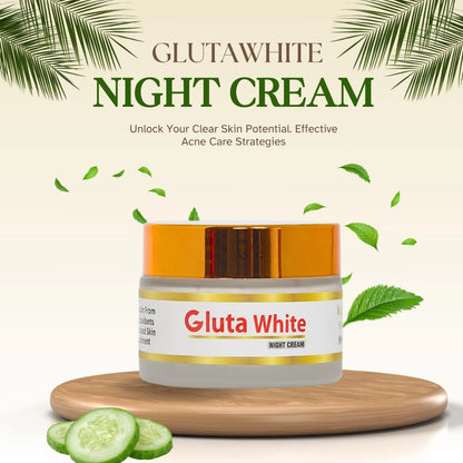 Gluta White Day & Night Cream | Whitening | Anti-Aging | 50g
