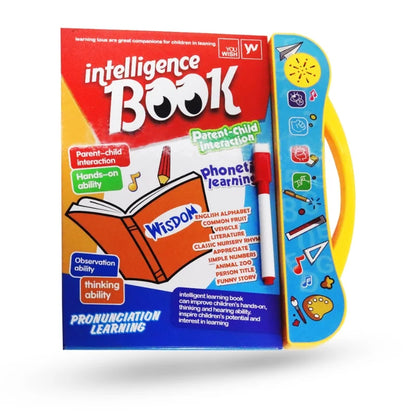 Intelligence Learning Book For Kids | Interactive English Letters Numbers And Sounds