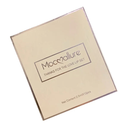 12 Pcs Mocallure Matte Liquid Lipstick Set | High Pigment | Waterproof & Long-Lasting