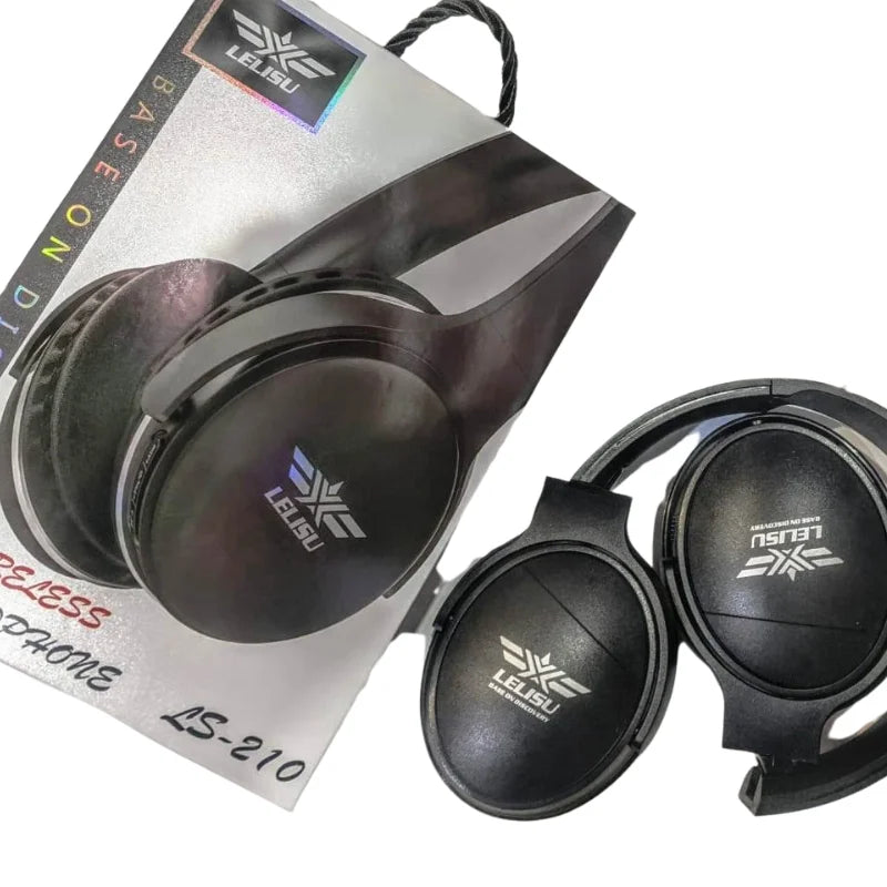 Lelisu LS-210 Wireless Headphones | Deep Bass, Noise Reduction, Long Battery