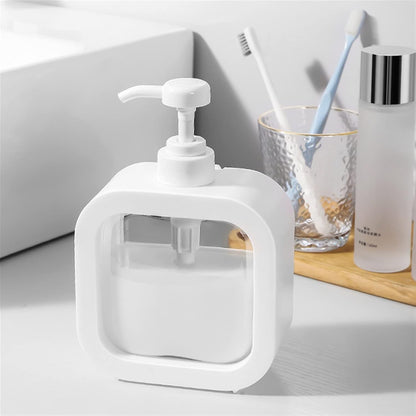 Portable Refillable Soap Dispenser Bottle (300/500ml) | Leak-Proof Pump Bottle for Kitchen, Bathroom, or Shower
