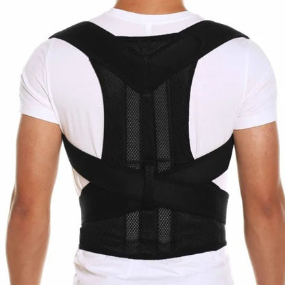 Back Pain Relief Posture Corrector Belt | Adjustable Back & Shoulder Support for Better Posture, Lower & Upper Back Pain