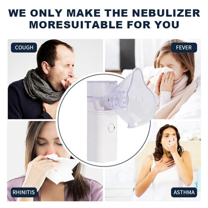 Portable Rechargeable Nebulizer | Asthma Inhaler Machine for Kids & Adults (0.5L)