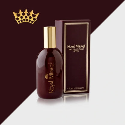Royal Mirage Eau De Cologne Spray | 120ml Unisex Perfume