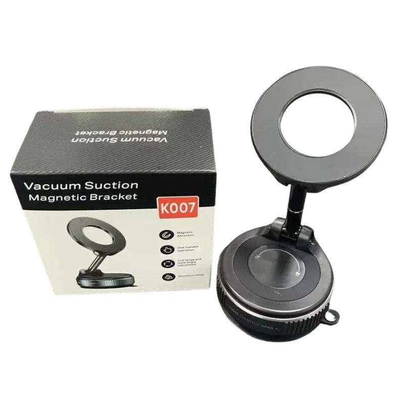 Foldable Magnetic Car Phone Holder | 360° Rotating Suction Mount | Universal
