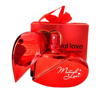 Mutual Love Perfume For Women | Heart-Shaped Bottle EDP – 50ml | Floral Fruity Long-Lasting Scent