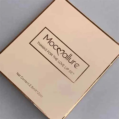 12 Pcs Mocallure Matte Liquid Lipstick Set | High Pigment | Waterproof & Long-Lasting