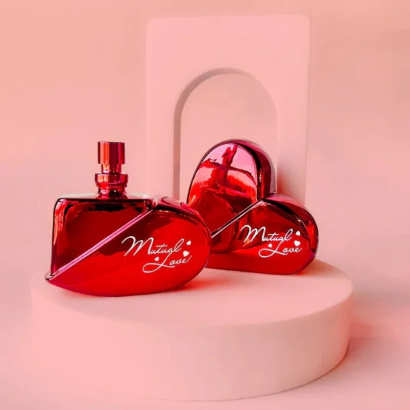 Mutual Love Perfume For Women | Heart-Shaped Bottle EDP – 50ml | Floral Fruity Long-Lasting Scent