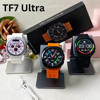 TF7 Ultra Smart Watch | Metal Body, AMOLED Display, Fitness & Health Tracker