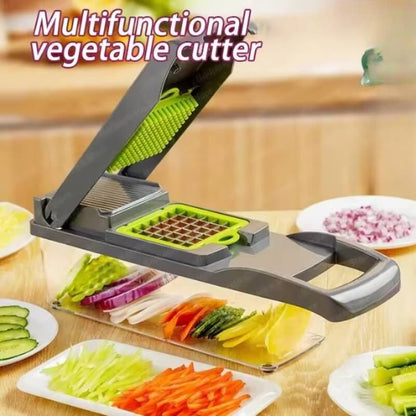 16-in-1 High-Quality Mandoline Slicer & Vegetable Chopper | Multifunctional Food Cutter, Grater & Shredder for Kitchen