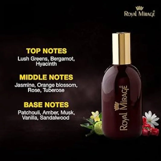 Royal Mirage Eau De Cologne Spray | 120ml Unisex Perfume