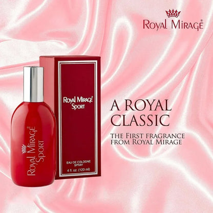 Royal Mirage Sport Eau De Cologne 120ml | Long-Lasting Unisex Perfume