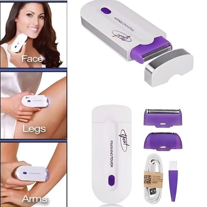 2-in-1 Rechargeable Painless Hair Remover for Face & Body | Instant, Pain-Free Hair Removal Machine