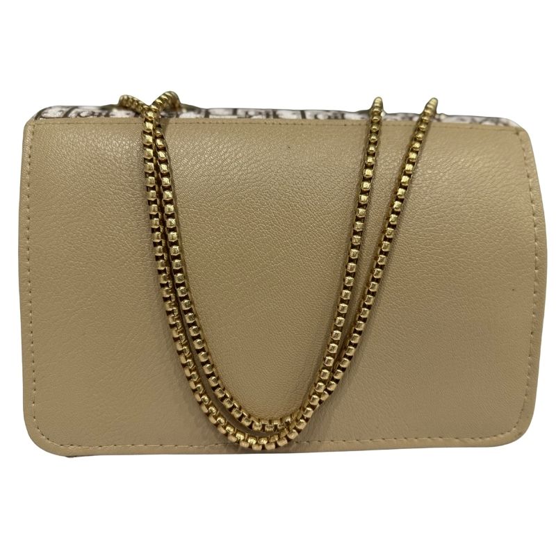 Dior Oblique Canvas & Black Leather Flap Clutch – Timeless Designer Statement Piece