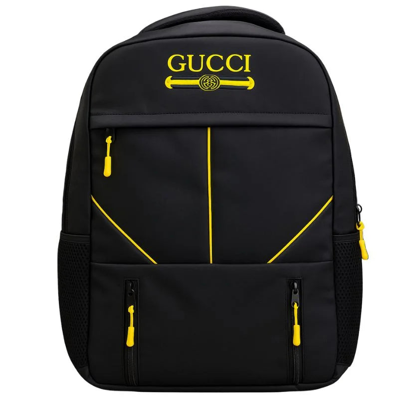 Multi-Functional Travel Backpack | Business Daypack with Laptop Compartment | Black & Red