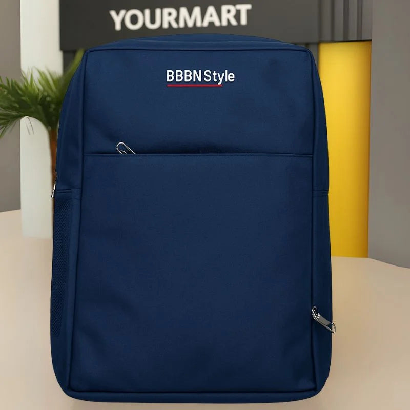 Slim Business Laptop Backpack | Lightweight Travel & Office Bag with Multi-Pockets | Black